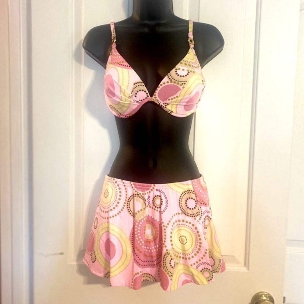 “TARA GRINNA” Whimsical Circles Bikini